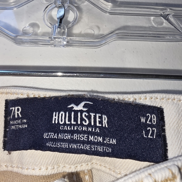 Hollister Women's High Rise Patchwork Jeans Size 7 Regular Stretch Denim - Picture 3 of 9